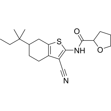 N-(3-cyano-6-(tert-pentyl)-4,5,6,7-tetrahydrobenzo[b]thiophen-2-yl)tetrahydrofuran-2-carboxamide|CS-0362188