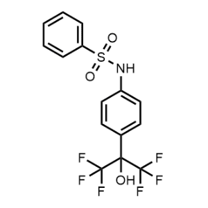 N-(4-(1,1,1,3,3,3-hexafluoro-2-hydroxypropan-2-yl)phenyl)benzenesulfonamide|CS-0362208