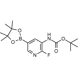 Tert-butyl (2-fluoro-5-(4,4,5,5-tetramethyl-1,3,2-dioxaborolan-2-yl)pyridin-3-yl)carbamate|CS-0362644
