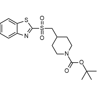 Tert-butyl 4-((benzo[d]thiazol-2-ylsulfonyl)methyl)piperidine-1-carboxylate|CS-0362680