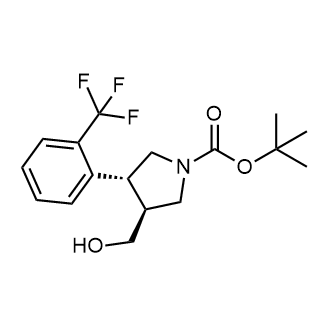 Tert-butyl (3S,4R)-3-(hydroxymethyl)-4-(2-(trifluoromethyl)phenyl)pyrrolidine-1-carboxylate|CS-0362887