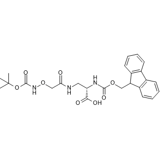(8S)-1-(1,1-dimethylethyl) 10-(9H-fluoren-9-ylmethyl) ester, 8-carboxy-5-oxo-3-oxa-2,6,9-triazadecanedioic acid|CS-0363016