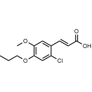 3-(2-Chloro-5-methoxy-4-propoxyphenyl)acrylic acid|CS-0363070