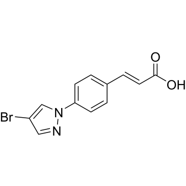 (E)-3-(4-(4-bromo-1H-pyrazol-1-yl)phenyl)acrylic acid|CS-0363084