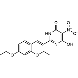 2-[2-(2,4-Diethoxyphenyl)ethenyl]-6-hydroxy-5-nitro-4(3H)-pyrimidinone|CS-0363208