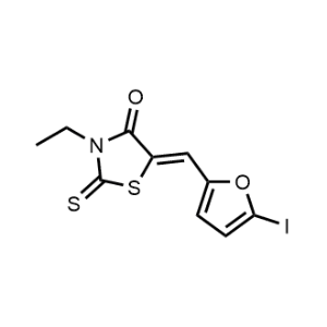 3-Ethyl-5-((5-iodofuran-2-yl)methylene)-2-thioxothiazolidin-4-one|CS-0363222