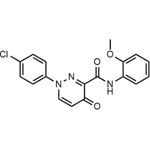 1-(4-Chlorophenyl)-N-(2-methoxyphenyl)-4-oxo-1,4-dihydropyridazine-3-carboxamide|CS-0363595