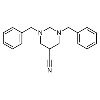 1,3-Dibenzylhexahydropyrimidine-5-carbonitrile|CS-0363750