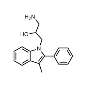 1-Amino-3-(3-methyl-2-phenyl-1H-indol-1-yl)propan-2-ol|CS-0363799