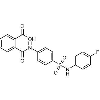 2-((4-(N-(4-fluorophenyl)sulfamoyl)phenyl)carbamoyl)benzoic acid|CS-0364075