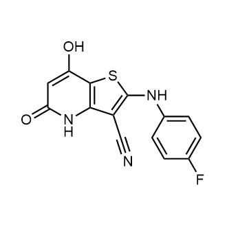 2-((4-Fluorophenyl)amino)-7-hydroxy-5-oxo-4,5-dihydrothieno[3,2-b]pyridine-3-carbonitrile|CS-0364098