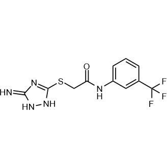 2-((5-Imino-2,5-dihydro-1H-1,2,4-triazol-3-yl)thio)-N-(3-(trifluoromethyl)phenyl)acetamide|CS-0364170