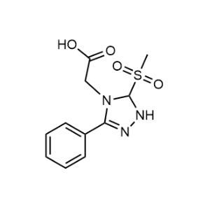 1,5-Dihydro-5-(methylsulfonyl)-3-phenyl-4H-1,2,4-triazole-4-acetic acid|CS-0364428