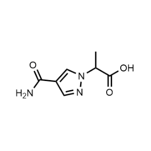 2-(4-Carbamoyl-1H-pyrazol-1-yl)propanoic acid|CS-0364566