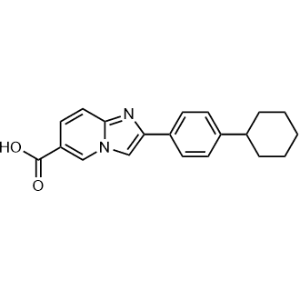 2-(4-Cyclohexylphenyl)imidazo[1,2-a]pyridine-6-carboxylic acid|CS-0364589