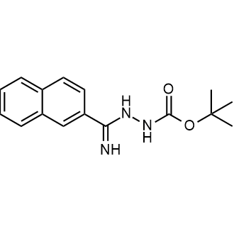 Tert-butyl 2-(imino(naphthalen-2-yl)methyl)hydrazine-1-carboxylate|CS-0364864