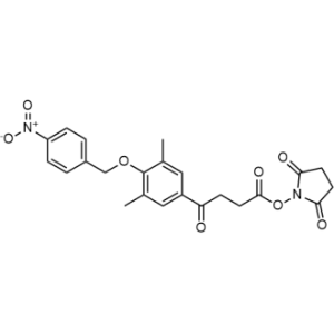 2,5-Dioxopyrrolidin-1-yl 4-(3,5-dimethyl-4-((4-nitrobenzyl)oxy)phenyl)-4-oxobutanoate|CS-0364975
