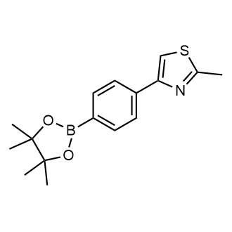 2-Methyl-4-(4-(4,4,5,5-tetramethyl-1,3,2-dioxaborolan-2-yl)phenyl)thiazole|CS-0365140