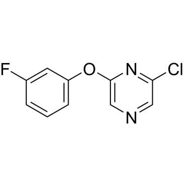 2-Chloro-6-(3-fluorophenoxy)pyrazine|CS-0365223