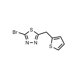2-Bromo-5-(thiophen-2-ylmethyl)-1,3,4-thiadiazole|CS-0365319