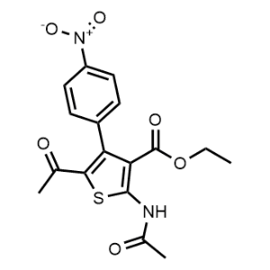 Ethyl 2-acetamido-5-acetyl-4-(4-nitrophenyl)thiophene-3-carboxylate|CS-0365371