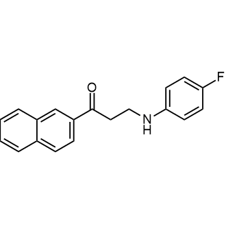 3-((4-Fluorophenyl)amino)-1-(naphthalen-2-yl)propan-1-one|CS-0365458