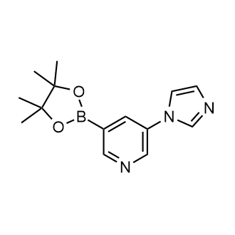 3-(1H-imidazol-1-yl)-5-(4,4,5,5-tetramethyl-1,3,2-dioxaborolan-2-yl)pyridine|CS-0365508