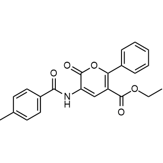 Ethyl 3-(4-methylbenzamido)-2-oxo-6-phenyl-2H-pyran-5-carboxylate|CS-0365644