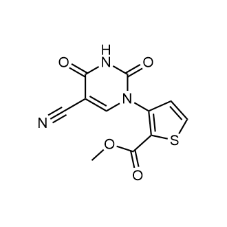 Methyl 3-(5-cyano-2,4-dioxo-3,4-dihydropyrimidin-1(2H)-yl)thiophene-2-carboxylate|CS-0365698