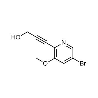 3-(5-Bromo-3-methoxy-2-pyridinyl)-2-propyn-1-ol|CS-0365699
