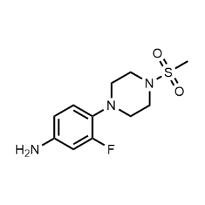 3-Fluoro-4-(4-(methylsulfonyl)piperazin-1-yl)aniline|CS-0365912
