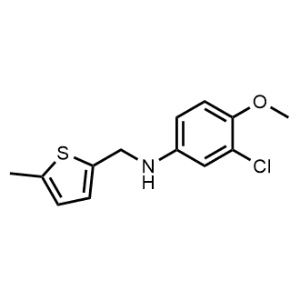 3-Chloro-4-methoxy-N-((5-methylthiophen-2-yl)methyl)aniline|CS-0365974