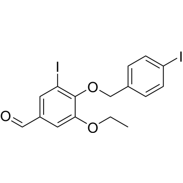 3-Ethoxy-5-iodo-4-((4-iodobenzyl)oxy)benzaldehyde|CS-0366087