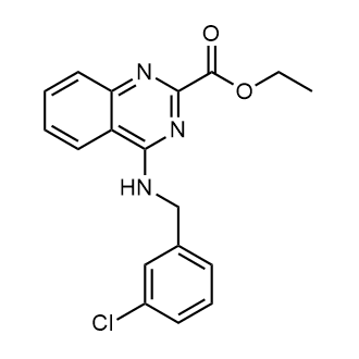 Ethyl 4-((3-chlorobenzyl)amino)quinazoline-2-carboxylate|CS-0366142