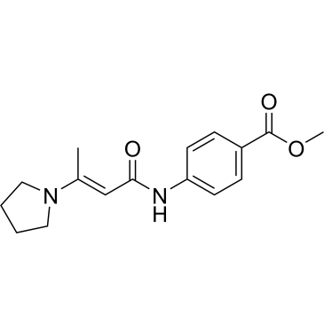 Methyl 4-(3-(pyrrolidin-1-yl)but-2-enamido)benzoate|CS-0366285