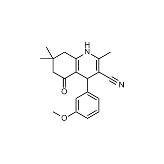 4-(3-Methoxyphenyl)-2,7,7-trimethyl-5-oxo-1,4,5,6,7,8-hexahydroquinoline-3-carbonitrile|CS-0366311