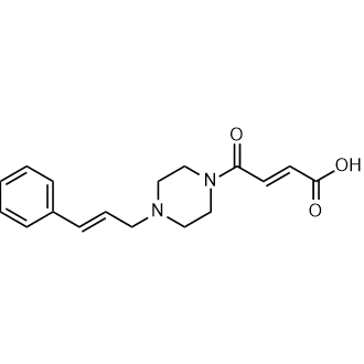4-Oxo-4-(4-(3-phenylallyl)piperazin-1-yl)but-2-enoic acid|CS-0366802