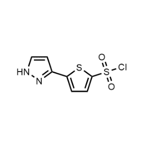 5-(1H-pyrazol-3-yl)thiophene-2-sulfonyl chloride|CS-0366858