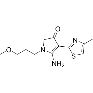 5-Amino-1-(3-methoxypropyl)-4-(4-methylthiazol-2-yl)-1,2-dihydro-3H-pyrrol-3-one|CS-0367040
