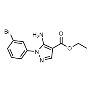 Ethyl 5-amino-1-(3-bromophenyl)-1H-pyrazole-4-carboxylate|CS-0367041
