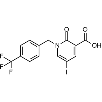 5-Iodo-2-oxo-1-(4-(trifluoromethyl)benzyl)-1,2-dihydropyridine-3-carboxylic acid|CS-0367079