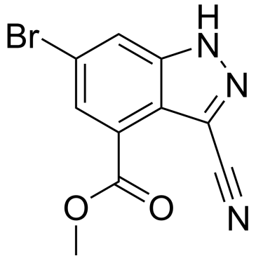 Methyl 6-bromo-3-cyano-1H-indazole-4-carboxylate|CS-0367419