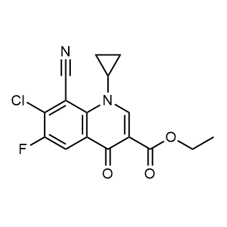 Ethyl 7-chloro-8-cyano-1-cyclopropyl-6-fluoro-4-oxo-1,4-dihydroquinoline-3-carboxylate|CS-0367483