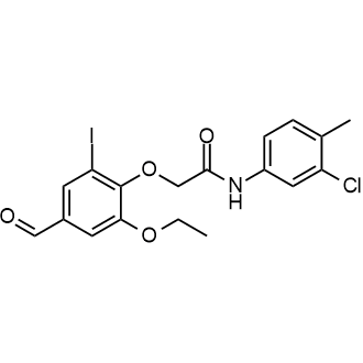 N-(3-chloro-4-methylphenyl)-2-(2-ethoxy-4-formyl-6-iodophenoxy)acetamide|CS-0367774