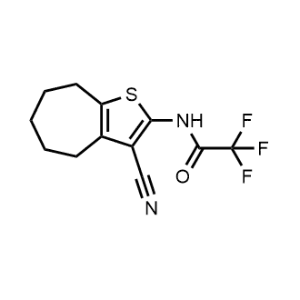 N-(3-cyano-5,6,7,8-tetrahydro-4H-cyclohepta[b]thiophen-2-yl)-2,2,2-trifluoroacetamide|CS-0367790