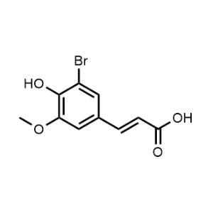 (E)-3-(3-Bromo-4-hydroxy-5-methoxyphenyl)acrylic acid|CS-0368497