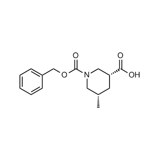 rel-(3R,5S)-1-((benzyloxy)carbonyl)-5-methylpiperidine-3-carboxylic acid|CS-0368707