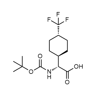 (R)-2-((tert-Butoxycarbonyl)amino)-2-(trans-4-(trifluoromethyl)cyclohexyl)acetic acid|CS-0368879