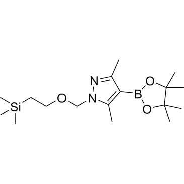 3,5-Dimethyl-4-(4,4,5,5-tetramethyl-1,3,2-dioxaborolan-2-yl)-1-((2-(trimethylsilyl)ethoxy)methyl)-1H-pyrazole|CS-0368895
