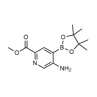 Methyl 5-amino-4-(4,4,5,5-tetramethyl-1,3,2-dioxaborolan-2-yl)picolinate|CS-0368906